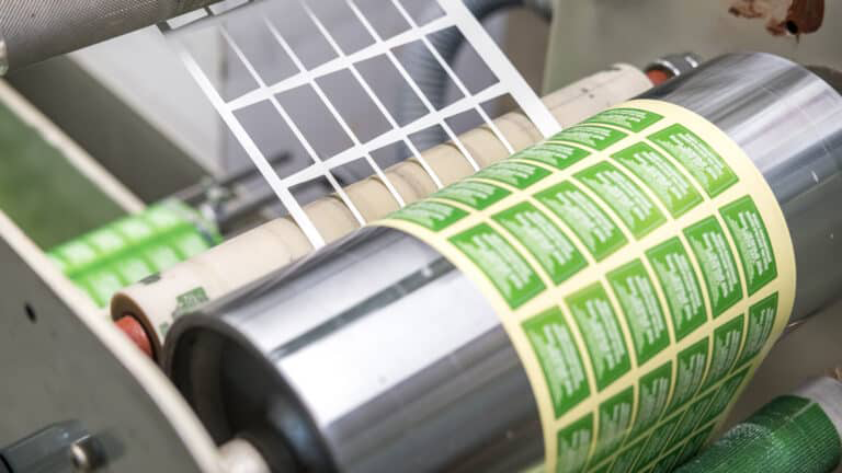 Etiquetas de embalaje industrial